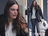 New York, NY - Actress Keira Knightley steps out solo on a cloudy New York afternoon as she attempts to run errands on her own. The pretty mama showcased her natural beauty as she went makeup free and donned a cream cable knit sweater and grey trousers paired with black ankle boots. \nAKM-GSI       November 21, 2015\nTo License These Photos, Please Contact :\nSteve Ginsburg\n(310) 505-8447\n(323) 423-9397\nsteve@akmgsi.com\nsales@akmgsi.com\nor\nMaria Buda\n(917) 242-1505\nmbuda@akmgsi.com\nginsburgspalyinc@gmail.com