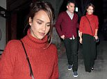 21 Nov 2015 - LOS ANGELES - USA\n*** EXCLUSIVE ALL ROUND PICTURES ***\nACTRESS JESSICA ALBA AND HUSBAND CASH WARREN GO FOR A DATE NIGHT BY DINING AT THE MADEO RESTAURANT IN HOLLYWOOD.\nBYLINE MUST READ : XPOSUREPHOTOS.COM\n***UK CLIENTS - PICTURES CONTAINING CHILDREN PLEASE PIXELATE FACE PRIOR TO PUBLICATION ***\n**UK CLIENTS MUST CALL PRIOR TO TV OR ONLINE USAGE PLEASE TELEPHONE  44 208 344 2007**