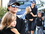 Single-mom Kourtney Kardashian carried daughter Penelope into the movies, with son Mason at her side. \nSaturday, November 21, 2015 X17online.com