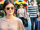Picture Shows: Lucy Hale, Anthony Kalabretta  November 21, 2015\n \n Actress Lucy Hale and her boyfriend Anthony Kalabretta spotted in Brentwood, California. The two did some light shopping while they explored the area, new decorated for the upcoming holiday season.\n \n Non Exclusive\n UK RIGHTS ONLY\n \n Pictures by : FameFlynet UK © 2015\n Tel : +44 (0)20 3551 5049\n Email : info@fameflynet.uk.com