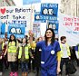 Junior doctors protest in London, Britain on 17 October 2015.

20,000 Junior Doctors march through central London in protest at the new contract changes the government is trying to impose which they say will be unfair and unsafe.
  
Mandatory Credit: Photo by Jane Stockdale/REX (5262905q)