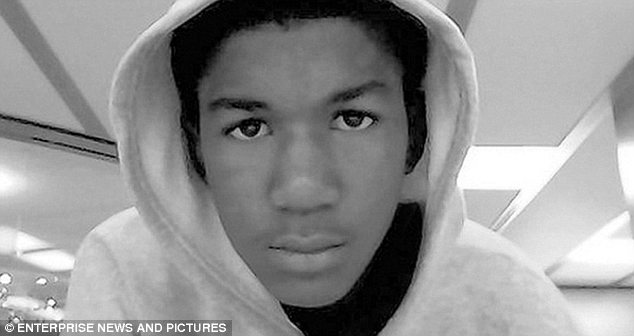 Killed: Trayvon Martin was shot dead on February 26. He was unarmed, and Zimmerman claims he shot the 17-year-old in self-defence