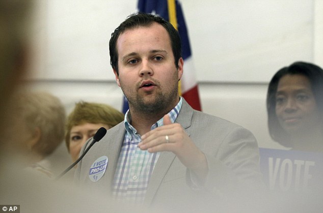 Lawsuit: Danica Dillon is suing Josh Duggar for $500,000 for what she says felt 'as if she were being raped' during two 'violent' sexual encounters with the married father (pictured)