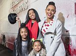 **FREE TO USE**
Mel B and daughters Angel, Phoenix and Madison hopped on board the Westfield Christmas Before Christmas Bus this afternoon.
23/11/2015
Byline John Nguyen/JNVisuals