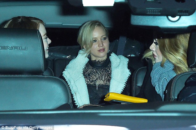 Didn't get the memo? The 34-year-old was noticeably absent the previous evening when her partner in crime Jennifer Lawrence headed out on the town with Adele and Emma Stone