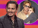 Johnny Depp during filming of the Graham Norton Show at The London Studios, south London ahead of its BBC1 transmission on Friday November 27, 2015. PRESS ASSOCIATION Photo. Picture date: Sunday October 11, 2015. Photo credit should read: PA Images on behalf of So TV
