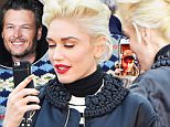 EXCLUSIVE: Gwen Stefani and Blake Shelton spend some time Facetiming while she spends the day at Disneyland with her family. Gwen Stefani was all smiles as she spent a little while Facetiming with her new boyfriend Blake Shelton as she walked through the happiest place on earth. Gwen even had her son Kingston say hello to Blake as they walked from toontown to the Smallworld ride. \n\nPictured: Gwen Stefani and Blake Shelton\nRef: SPL1185861  271115   EXCLUSIVE\nPicture by: Fern / Splash News\n\nSplash News and Pictures\nLos Angeles: 310-821-2666\nNew York: 212-619-2666\nLondon: 870-934-2666\nphotodesk@splashnews.com\n