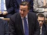 A video grab from footage broadcast by the UK Parliaments Parliamentary Recording Unit (PRU) shows British Prime Minister David Cameron speaking at the dispatch box in the House of Commons in central London on December 2, 2015 during the debate on a motion to join air strikes on Islamic State (IS) group targets in Syria. Britain's parliament looked set to vote in favour of joining the bombing campaign against the Islamic State group in Syria, despite growing doubts among the public and some MPs. Prime Minister David Cameron, who stepped up pressure for air strikes after last month's Paris attacks, will lead the House of Commons into more than 10 hours of debate on joining the US-led action. RESTRICTED TO EDITORIAL USE - MANDATORY CREDIT " AFP PHOTO / PRU " - NO MARKETING NO ADVERTISING CAMPAIGNS - NO RESALE - NO DISTRIBUTION TO THIRD PARTIES - 24 HOURS USE - NO ARCHIVES-/AFP/Getty Images