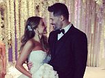 22.NOVEMBER.2015 - LOS ANGELES - USA
**** STRICTLY NOT AVAILABLE FOR USA ***
Sofia Vergara shares her wedding photos on Instagram. The Modern Family actress posted the snaps just hours after tying the knot with True Blood hunk Joe Manganiello. tied the knot on Sunday during a star-studded ceremony in Florida. The 43 year-old  star and 38 year-old actor were married at The Breakers Resort in Palm Beach, Florida.  The actress quickly shared pictures from inside the ceremony with her fans on social media.  Guests at the wedding included Reese Witherspoon and Vergara's Modern Family co-star Julie Bowen.  The ceremony began at 7pm on Sunday and was the climax of a weekend of wedding festivities with family and friends.
Sofia wore sparkling Lorraine Schwartz jewelry while being escorted down the aisle by her 23-year-old son Manolo.  The cake was a four-tier treat from Syliva Weinstock NY. Celebrity guests also included Joe's Magic Mike co-star Channing Tatum and wife Jenna Dewan as well as