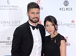 Olivier and Jennifer Giroud attending the 6th Annual Global Gift Gala at the Four Seasons Hotel in London.