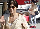UK CLIENTS MUST CREDIT: AKM-GSI ONLY
EXCLUSIVE: Studio City, CA - Selma Blair enjoys a Sunday at the Farmer's Market. She is wearing AGL shoes "Lace-up with bow - Christmas edition."

Pictured: Selma Blair
Ref: SPL1190894  061215   EXCLUSIVE
Picture by: AKM-GSI / Splash News