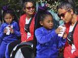 Christina Milian and her daughter Violet Nash are seen at the Farmers Market in Studio City, California with Christina's sister, Lizzy Milian and her boyfriend Dom.\n\nPictured: Violet Nash, Christina Milian\nRef: SPL1190917  061215  \nPicture by: Splash News\n\nSplash News and Pictures\nLos Angeles: 310-821-2666\nNew York: 212-619-2666\nLondon: 870-934-2666\nphotodesk@splashnews.com\n