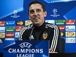VALENCIA, SPAIN - DECEMBER 08:  Gary Neville the new manager of Valencia CF faces the media during a press conference on the eve of the UEFA Champions League Group H match against Olympique Lyonnais at Paterna Training Centre on December 08, 2015 in Valencia, Spain.  (Photo by Manuel Queimadelos Alonso/Getty Images)