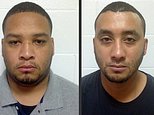 FILE - These undated file booking photos provided by the Louisiana State Police shows Marksville City Marshal Derrick Stafford, left, and Marksville City Marshal Norris Greenhouse Jr. Stafford and Greenhouse Jr. were arrested on charges of second-degree murder and attempted second-degree murder in the Nov. 3, 2015 fatal shooting of Jeremy Mardis, a six-year-old autistic boy, in Marksville, La. The shooting also wounded Mardis' father, Chris Few. Grandmother Cathy Mardis of of Hattiesburg, Miss., on Thursday, Dec. 10, 2015, called for the release of police body camera footage from the incident.  (Louisiana State Police via AP, File) MANDATORY CREDIT