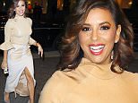 \nExclusive: Eva Longoria wears all beige while arriving at her hotel in New York City. Eva has been busy promoting her new NBC sitcom, Telenovela, her first project since starring in ABC's Desperate Housewives which ended in 2012.\n Please byline:TheImageDirect.com\n*EXCLUSIVE PLEASE EMAIL sales@theimagedirect.com FOR FEES BEFORE USE