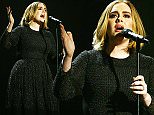 *** MANDATORY BYLINE TO READ: Syco / Thames / Corbis ***\nThe X Factor Series Finals, London, United Kingdom - 13 December 2015\n\nPictured: Adele\nRef: SPL1195677  131215  \nPicture by: Syco/Thames/Corbis/Dymond\n\n