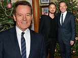NEW YORK, NY - DECEMBER 13:  Actors Aaron Paul (L) and Bryan Cranston attend a celebration for Bryan Cranston at House of Elyx on December 13, 2015 in New York City.  (Photo by Andrew Toth/Getty Images)