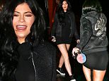 UK CLIENTS MUST CREDIT: AKM-GSI ONLY\nEXCLUSIVE: Calabasas, CA - Kylie Jenner thought she was being sneaky by sliding out the back door of Sugarfish Sushi in Calabasas, only to be met by surprise at her SUV by a waiting paparazzi.\n\nPictured: Kylie Jenner\nRef: SPL1196037  131215   EXCLUSIVE\nPicture by: AKM-GSI / Splash News\n\n