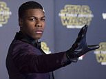 Actor John Boyega attends the World Premiere of "Star Wars: The Force Awakens", in Hollywood, California, on December 14, 2015.AFP PHOTO /VALERIE MACONVALERIE MACON/AFP/Getty Images