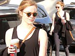 December 21, 2015: Emma Stone seen leaving the gym after a work out in Los Angeles, California. \nMandatory Credit: Fresh/ INFphoto.com Ref: infusla-283