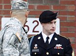U.S. Army Sergeant Bowe Bergdahl (R) leaves the courthouse with one of his defense attorneys, Lt. Col. Franklin Rosenblatt (L), after an arraignment hearing for his court-martial in Fort Bragg, North Carolina, December 22, 2015. Bergdahl, who spent five years as a Taliban prisoner after walking away from his combat outpost in Afghanistan in 2009, did not enter a plea on Tuesday at his arraignment on charges spurred by his disappearance.  REUTERS/Jonathan Drake