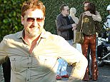 UK CLIENTS MUST CREDIT: AKM-GSI ONLY
EXCLUSIVE: West Hollywood, CA - Gerard Butler loves up on girlfriend Morgan Brown after lunch at Cecconi's in West Hollywood after returning from holiday in his hometown of Glasgow, Scotland.

Pictured: Gerard Butler
Ref: SPL1201685  291215   EXCLUSIVE
Picture by: AKM-GSI / Splash News