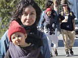 Sara Gilbert and wife Linda Perry take a New Years Day walk with their baby son Rhodes\nFeaturing: Sara Gilbert, Linda Perry, Rhodes Gilbert Perry\nWhere: Los Angeles, California, United States\nWhen: 01 Jan 2016\nCredit: WENN.com