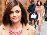 Lucy Hale spotted looking radiant while leaving the View in New York City, the actress was wearing a camel coat with white skirt and red top with silver shoes\n\nPictured: Lucy Hale\nRef: SPL1207601  120116  \nPicture by: Felipe Ramales / Splash News\n\nSplash News and Pictures\nLos Angeles: 310-821-2666\nNew York: 212-619-2666\nLondon: 870-934-2666\nphotodesk@splashnews.com\n