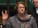 SNP MP Philippa Whitford does a Vulcan salute in the House of Commons, London, during a space debate. PRESS ASSOCIATION Photo. Picture date: Thursday January 14, 2016. See PA story COMMONS Space. Photo credit should read: PA Wire