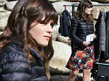 Actress Shailene Woodley and co star Reese Witherspoon spotted on the set of "Big Little Lies" filming in Pasadena Ca. Shailene and Reese will be starring for 1 episode of the HBO tv series.\nFeaturing: Zooey Deschanel\nWhere: Pasadena, California, United States\nWhen: 14 Jan 2016\nCredit: Cousart/JFXimages/WENN.com