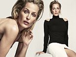 Gillian Anderson wears sweater by Donna Karan New York and skirt by Chloe photographed by Nico, for The EDIT, NET-A-PORTER.COM..jpg