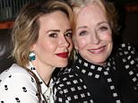 NEW YORK, NY - OCTOBER 20:  (EXCLUSIVE COVERAGE) Sarah Paulson and Holland Taylor pose at the Opening Night After-party for "Ripcord" at The Brasserie 8 and 1/2 on October 20, 2015 in New York City.  (Photo by Bruce Glikas/FilmMagic)