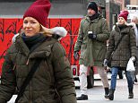 Picture Shows: Liev Schreiber Naomi Watts  January 14, 2016.. .. A bundled-up Naomi Watts and Leiv Schreiber brave the frigid New York temperatures as they go for an early walk in the Tribeca Neighborhood in New York City, New York... .. Non-Exclusive.. UK RIGHTS ONLY.. .. Pictures by : FameFlynet UK © 2016.. Tel : +44 (0)20 3551 5049.. Email : info@fameflynet.uk.com