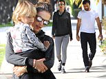 14.JANUARY.2016 - SANTA MONICA ñ USA\n*** STRICTLY AVAILABLE FOR UK AND GERMANY USE ONLY ***\nALESSANDRA AMBROSIO TAKES A STROLL WITH FIANCE JAMIE MAZUR AND SON NOAH. ALESSANDRA LOOKS SUPER CASUAL IN GREY SWEATS, DARK HOODIE, AND NIKE SNEAKERS.\nBYLINE MUST READ : AKM-GSI-XPOSURE\n***UK CLIENTS - PICTURES CONTAINING CHILDREN PLEASE PIXELATE FACE PRIOR TO PUBLICATION ***\n*UK CLIENTS MUST CALL PRIOR TO TV OR ONLINE USAGE PLEASE TELEPHONE 0208 344 2007*
