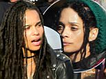 EXCLUSIVE TO INF.\nJanuary 15, 2016: Lisa Bonet spotted with her two daughters Zoe Kravitz and Lola Iolani Momoa outside of novelty store Treasure Island in Santa Monica, CA.  Zoe is spotted tickling her little sister cheering her up as the little one nurses an injured arm.   \nMandatory Credit: Borisio/SAA/INFphoto.com Ref: infusla-277/302