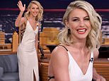 THE TONIGHT SHOW STARRING JIMMY FALLON -- Episode 0402 -- Pictured: Actress Julianne Hough on January 18, 2015 -- (Photo by: Theo Wargo/NBC/NBCU Photo Bank via Getty Images)