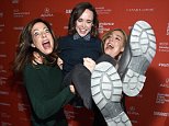 PARK CITY, UT - JANUARY 23:  (L-R) Allison Janney, Elle Page and Sian Heder attend "Tallulah" Premiere during the 2016 Sundance Film Festival at Eccles Center Theatre on January 23, 2016 in Park City, Utah.  (Photo by George Pimentel/Getty Images for Sundance Film Festival)