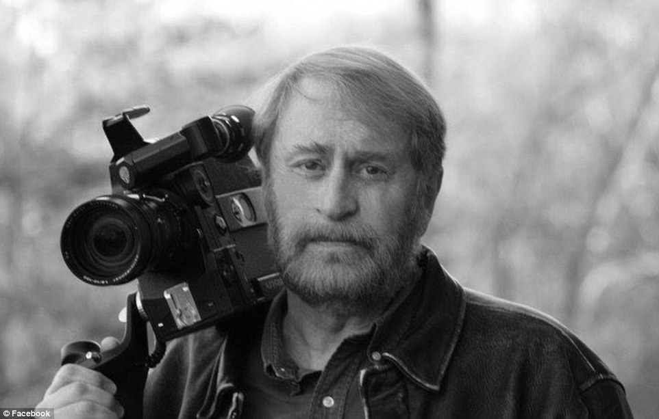 Virginia Tech filmmaker Jerry Scheeler (above) suffered a heart attack on Friday after he shoveled out his residence in Daleville 