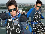 SYDNEY, AUSTRALIA - JANUARY 27:  (EDITORS NOTE: This image has been manipulated at the request of Paramount Pictures.) Derek Zoolander poses at a special stunt to promote the release of Paramount Pictures film 'Zoolander No. 2' at the Sydney Harbour Bridge on January 27, 2016 in Sydney, Australia.  (Photo by Brendon Thorne/Getty Images for Paramount Pictures)