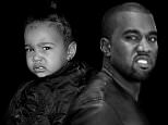 Kanye West North Kardashian Kim