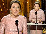 LOS ANGELES, CA - JANUARY 30:  Actress Saoirse Ronan speaks onstage during the 22nd Annual Screen Actors Guild Awards at The Shrine Auditorium on January 30, 2016 in Los Angeles, California.  (Photo by Kevork Djansezian/Getty Images)