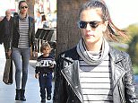 Picture Shows: Alessandra Ambrosio, Noah Mazur  February 01, 2016
 
 Model Alessandra Ambrosio and her son Noah are spotted out for lunch in Brentwood, California. Alessandra tried to carry Noah but he wanted to walk. 
 
 Non-Exclusive
 UK RIGHTS ONLY
 
 Pictures by : FameFlynet UK © 2016
 Tel : +44 (0)20 3551 5049
 Email : info@fameflynet.uk.com