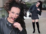 *** Fee of £150 applies for subscription clients to use images before 22.00 on 090216 ***\nEXCLUSIVE ALLROUNDERStephanie Davis seen leaving the ITV studios on a very windy day in London.\nFeaturing: Stephanie Davis\nWhere: London, United Kingdom\nWhen: 08 Feb 2016\nCredit: Rocky/WENN.com