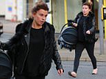 WAG COLEEN ROONEY SPOTTED FOR TE FIRST TIME AFTER GIVING BIRTH TO HER THIRD CHILD KIT. COLLEN WAS RUNNING ERRANDS IN ALDERNEY EDGE CHESHIRE