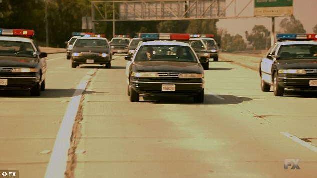 The chase: More than two decades ago OJ Simpson held the nation transfixed as he led police on a slow chase through LA with a pointed a .357 Magnum at his head