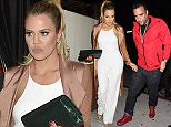 West Hollywood, CA - After a reported split with James Harden, Khloe Kardashian celebrated a friend's birthday with her on-again, off-again boyfriend French Montana at The Nice Guy in West Hollywood. The duo was spotted eating dinner together at BOA Steakhouse before they headed over to the popular celebrity hangout.
AKM-GSI         February 8, 2016
To License These Photos, Please Contact :
Steve Ginsburg
(310) 505-8447
(323) 423-9397
steve@akmgsi.com
sales@akmgsi.com
or
Maria Buda
(917) 242-1505
mbuda@akmgsi.com
ginsburgspalyinc@gmail.com