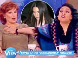 \nThe View with Raven-Symoné and 4 others.\n34 mins · \nOh no she didn't! Raven-Symoné gets heated about her brush with one eager reporter and Kendall Jenner on the ?#?Zoolander2? red carpet.