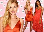 NEW YORK, NY - FEBRUARY 09:  Victoria's Secret Angels Jasmine Tookes (R) and Elsa Hosk reveal their hottest Valentine's Day gift picks on February 9, 2016 in New York City.  (Photo by Dimitrios Kambouris/Getty Images for Victoria's Secret)