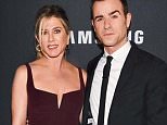 NEW YORK, NY - FEBRUARY 09: Actors Jennifer Aniston (L) and Justin Theroux attend the "Zoolander 2" World Premiere at Alice Tully Hall on February 9, 2016 in New York City.   Dimitrios Kambouris/Getty Images/AFP
== FOR NEWSPAPERS, INTERNET, TELCOS & TELEVISION USE ONLY ==