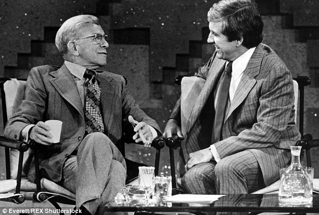 Croon and chat: Longtime big band singer-turned-talk host Merv Griffin talks with comic icon George Burns. Not since Griffin has a crooner entered daytime talk
